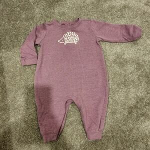 Purple Baby Girls Hedgehog Gymboree Romper Sz 6-12M